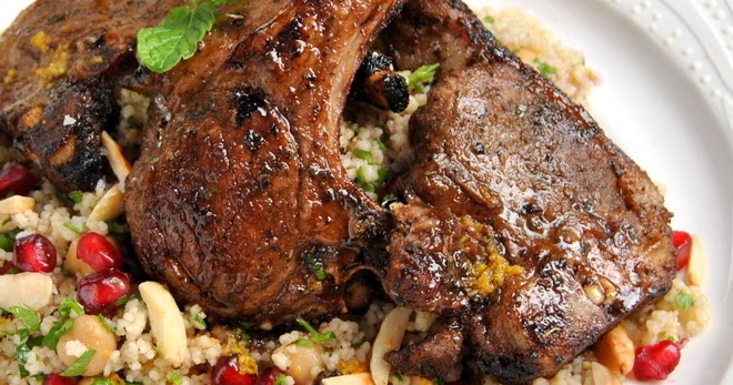 Spicy Moroccan chops